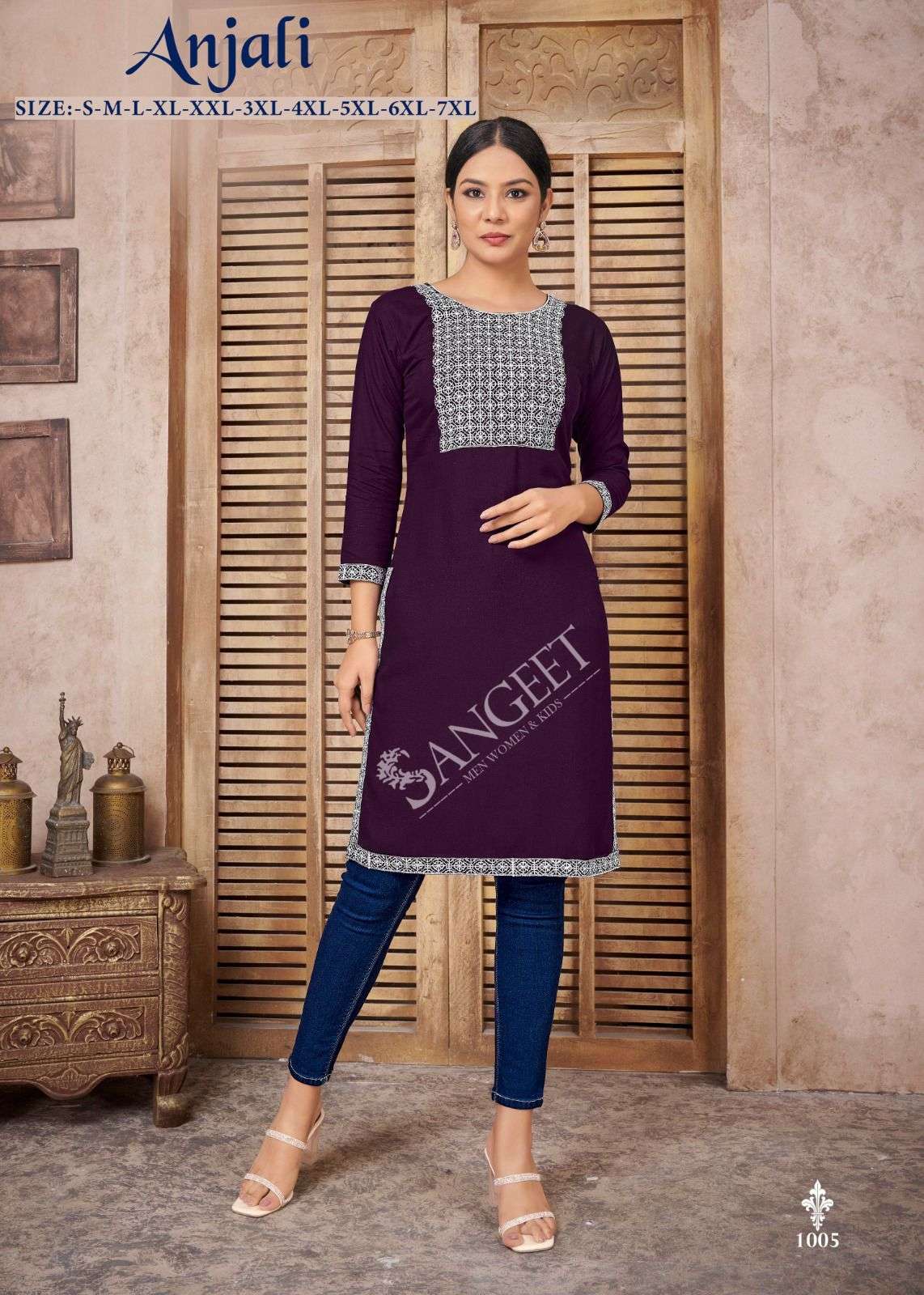 ANJALI RAYON Kurti