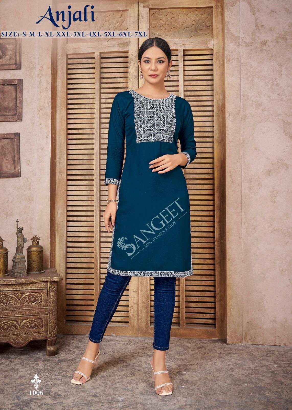 ANJALI RAYON Kurti