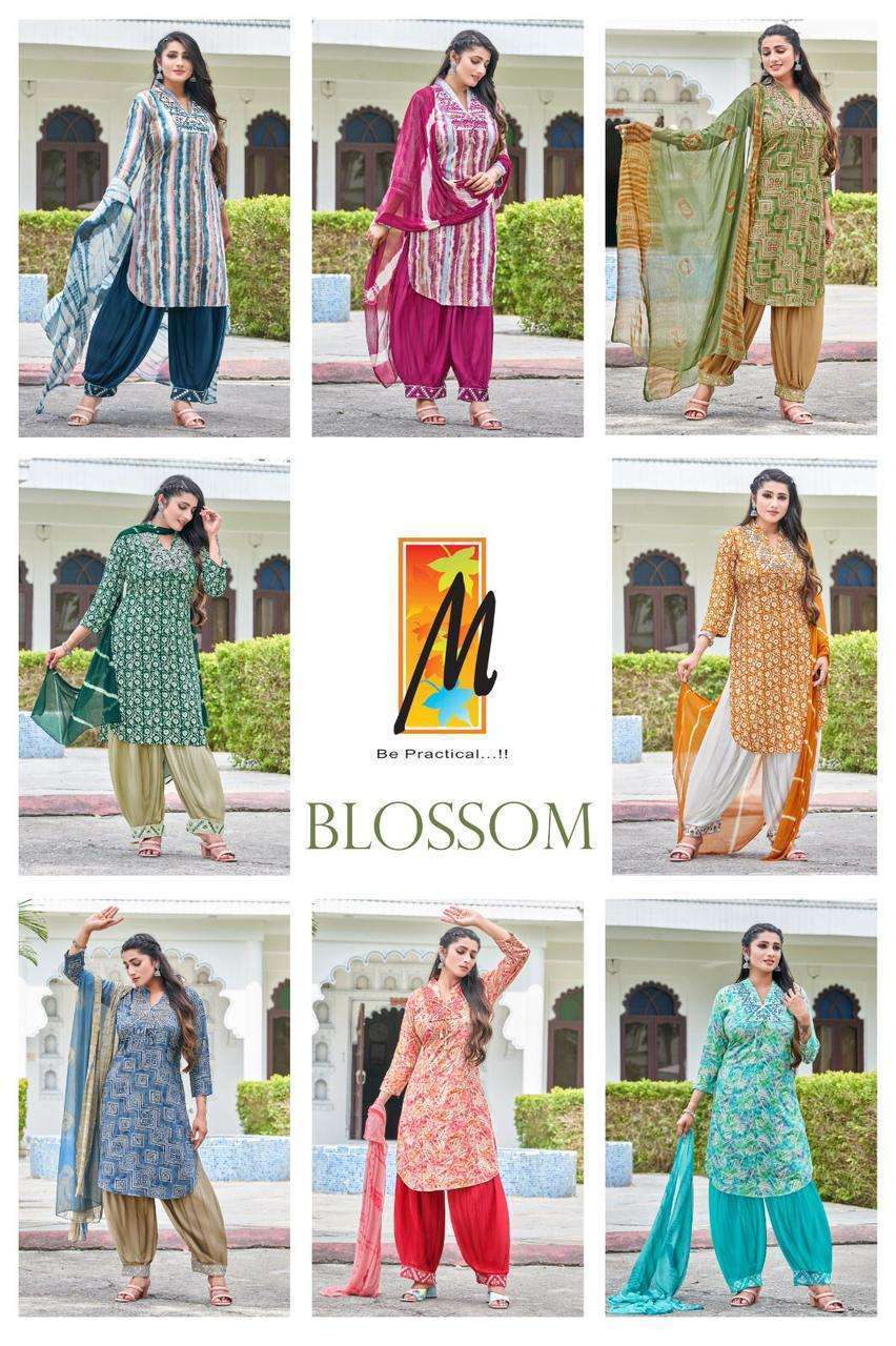 Blossom AFGHANI Reyon FOIL print Kurti 