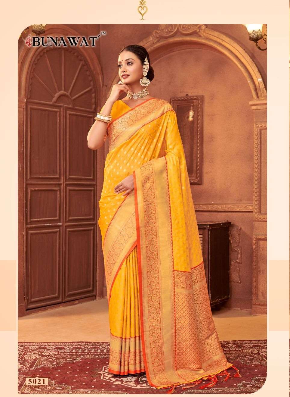 BUNAWAT ASOPALAV Banarasi Silk Saree
