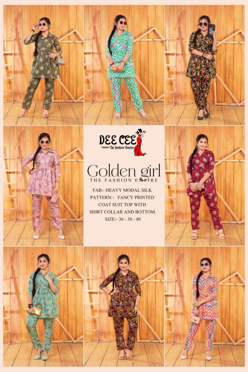 DEECEE GOLDEN GIRL modal silk Kurti