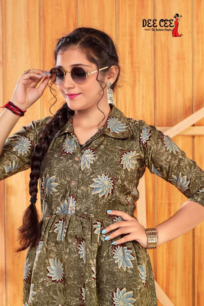 DEECEE GOLDEN GIRL modal silk Kurti