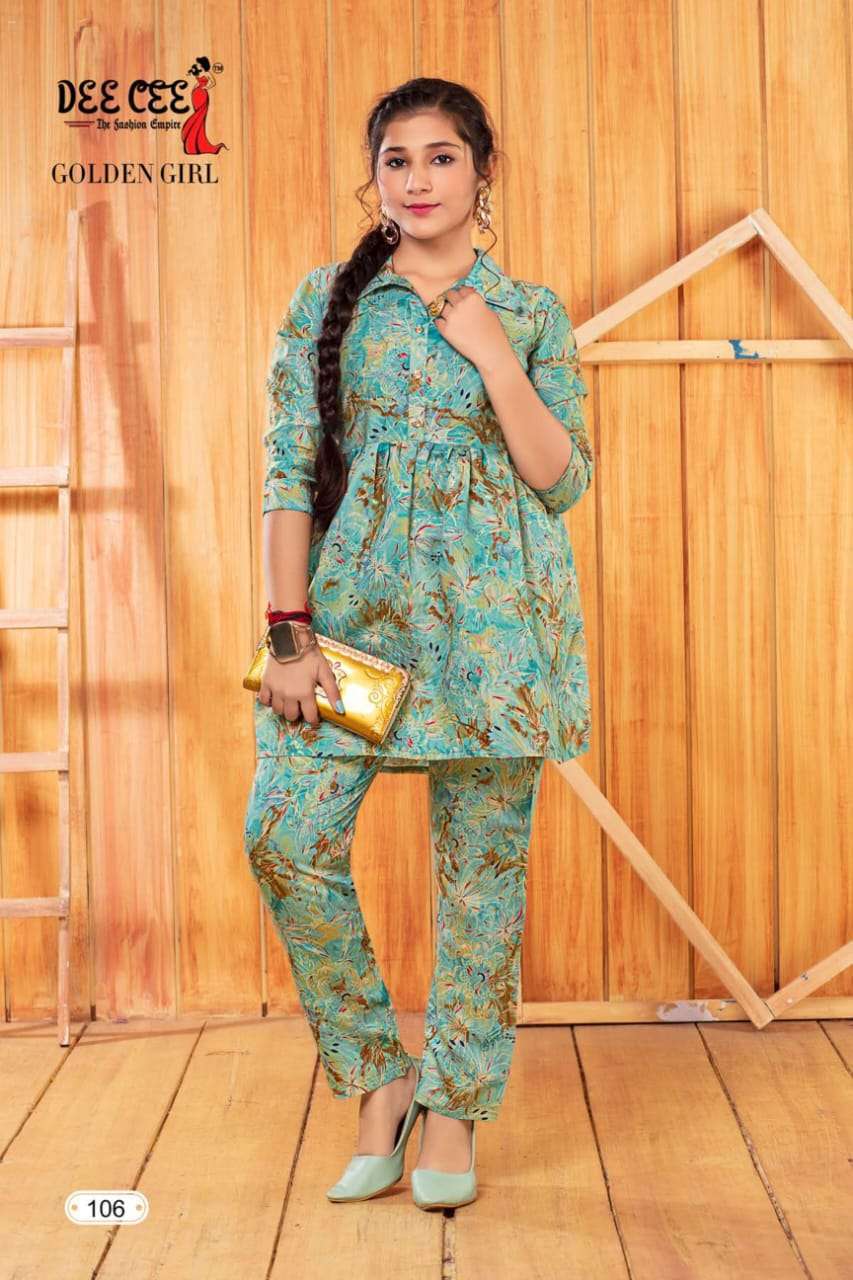 DEECEE GOLDEN GIRL modal silk Kurti