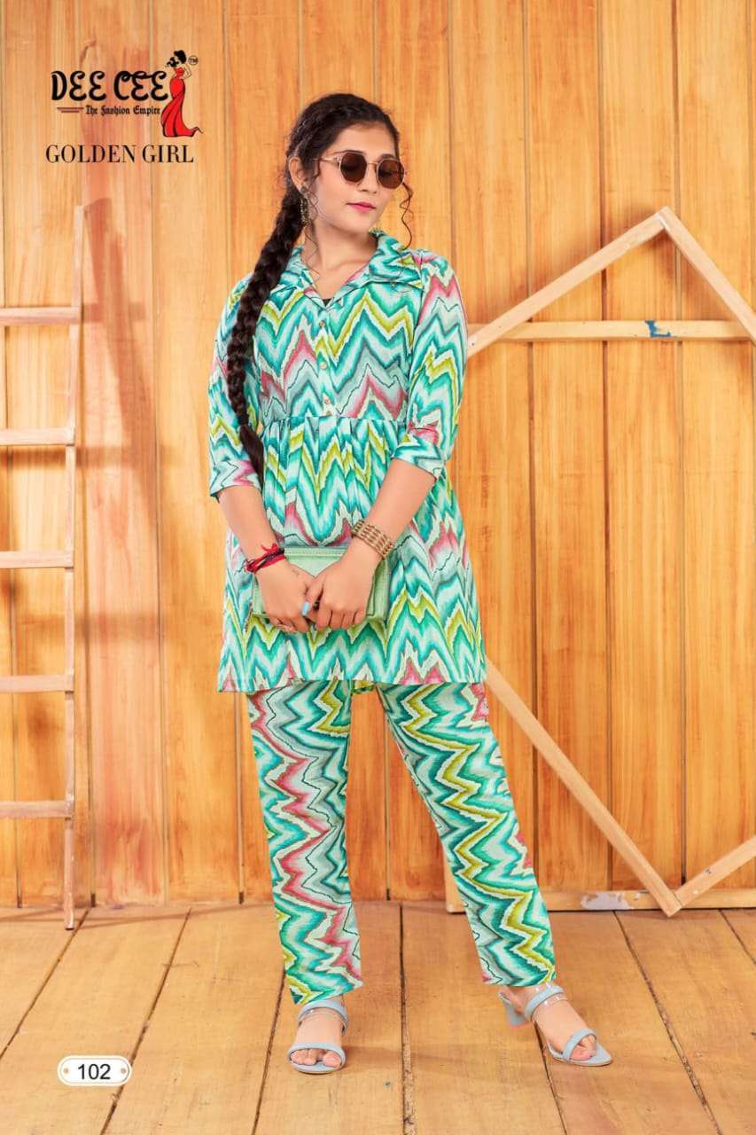 DEECEE GOLDEN GIRL modal silk Kurti