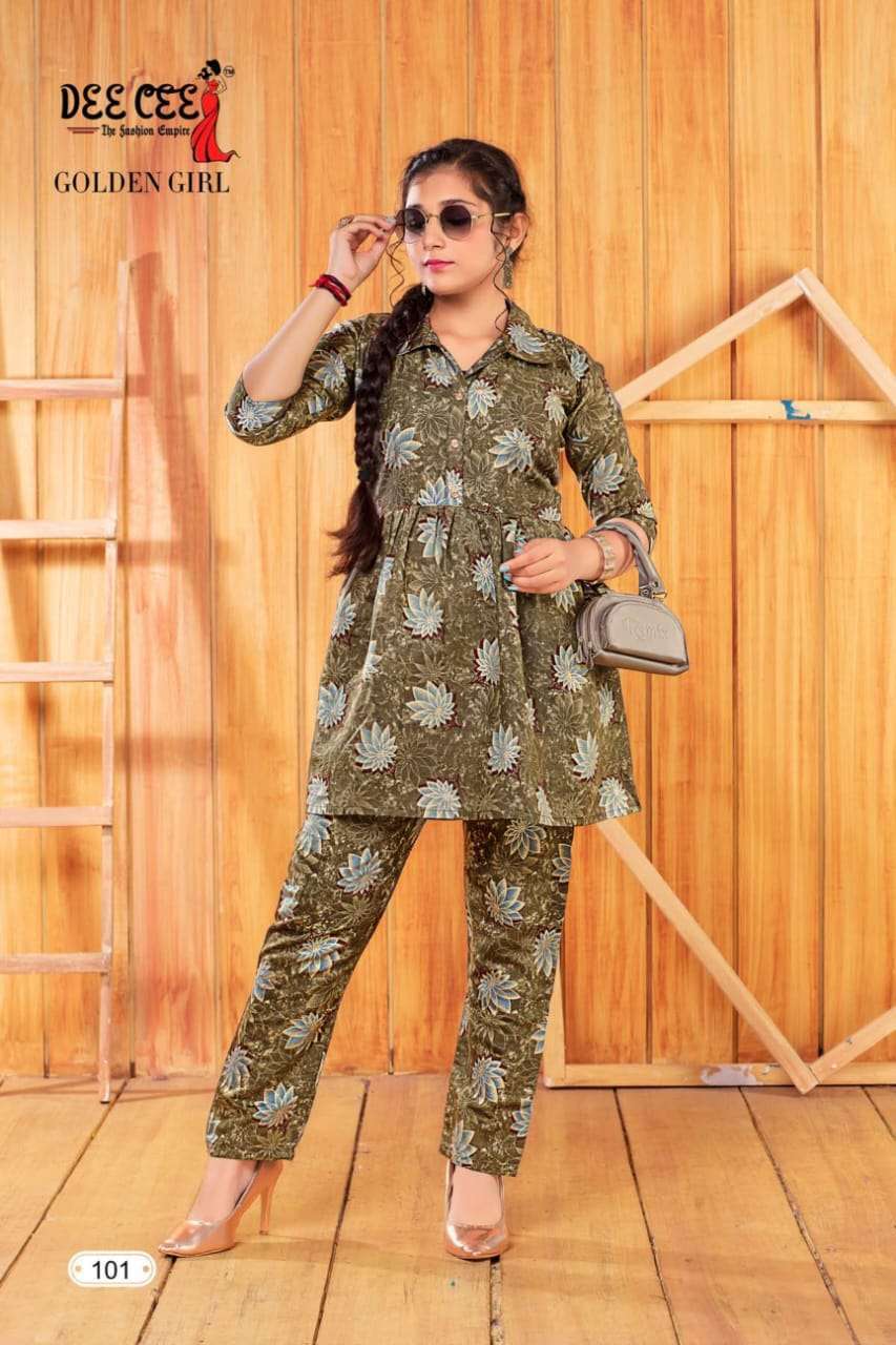 DEECEE GOLDEN GIRL modal silk Kurti
