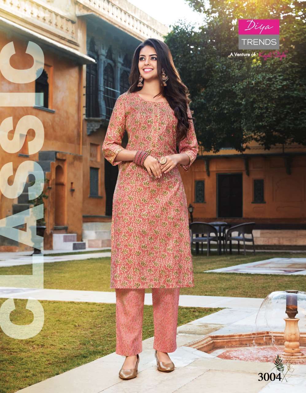 DIYA TRENDS GOLDY VOL-3 KURTI 