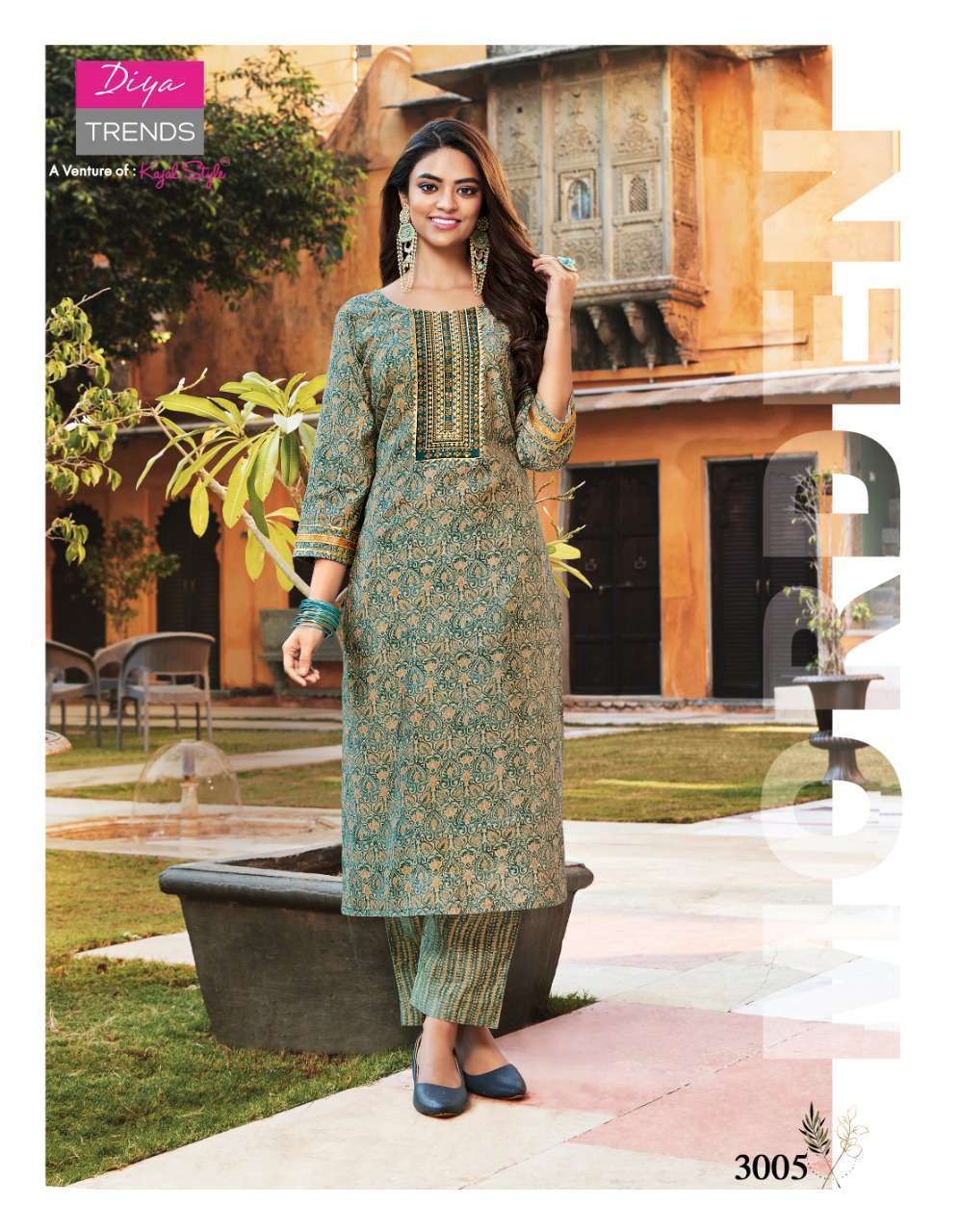 DIYA TRENDS GOLDY VOL-3 KURTI 