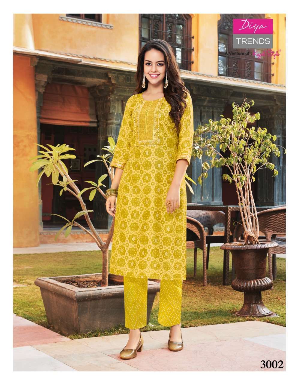 DIYA TRENDS GOLDY VOL-3 KURTI 