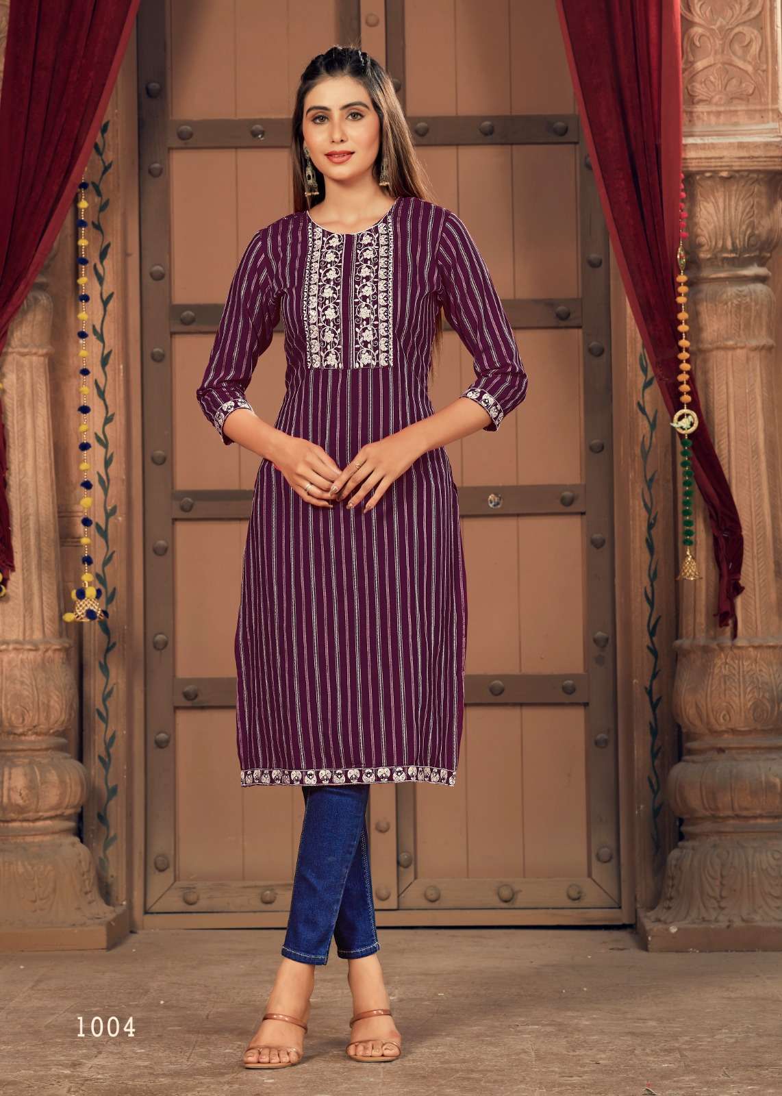 GEETA V-3  silk Kurti