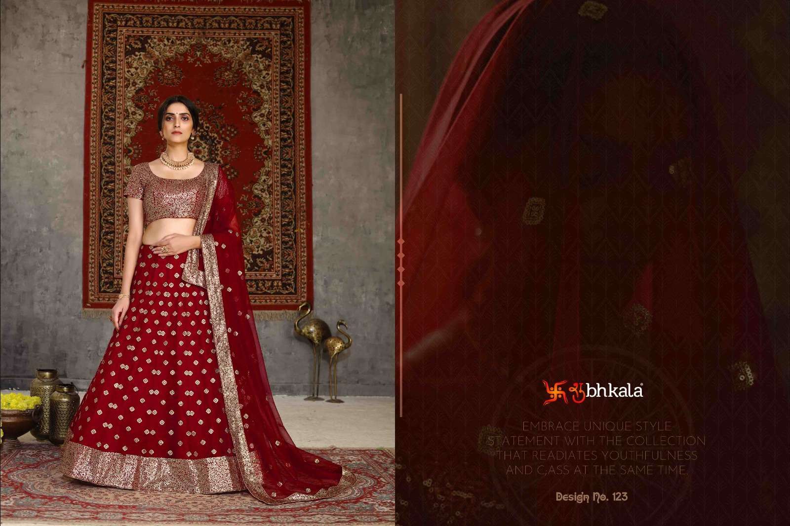 GIRLISH VOL. 1 DESIGNER EXCLUSIVE NET FABRIC LEHENGA CHOLI 