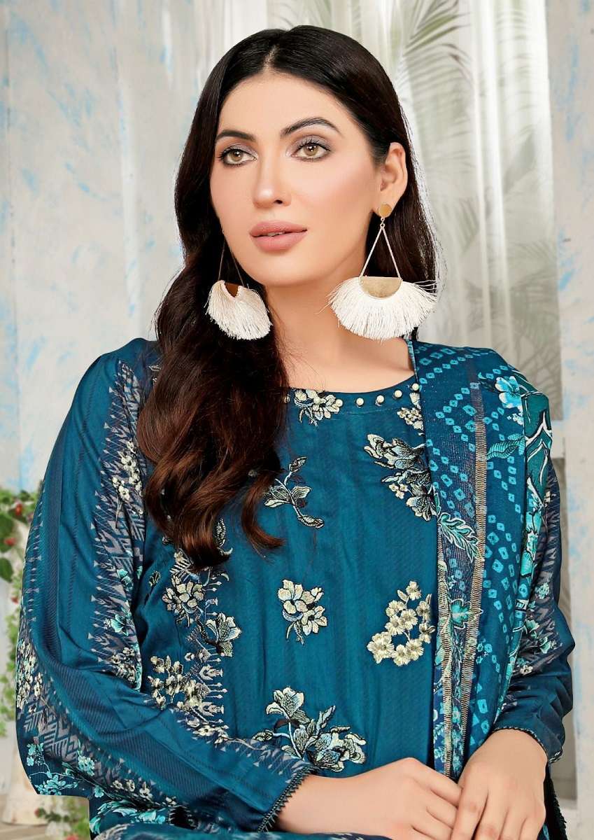 Gull AAhmed Minhal Vol-3 -  cotton Dress Material  