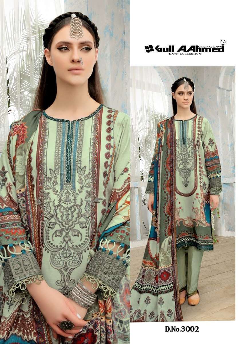 Gull AAhmed Minhal Vol-3 -  cotton Dress Material  