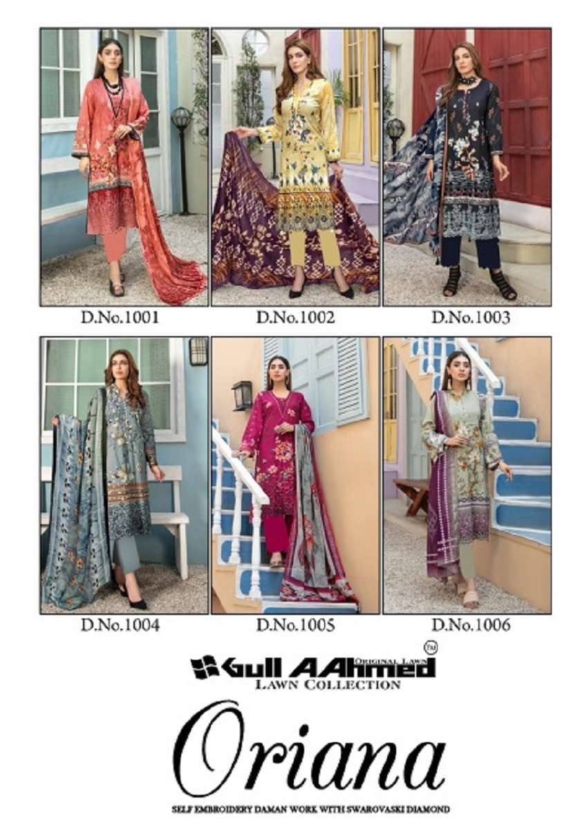 Gull Ahmed Oriana Vol-1 – Original Embroidery Lawn Collection