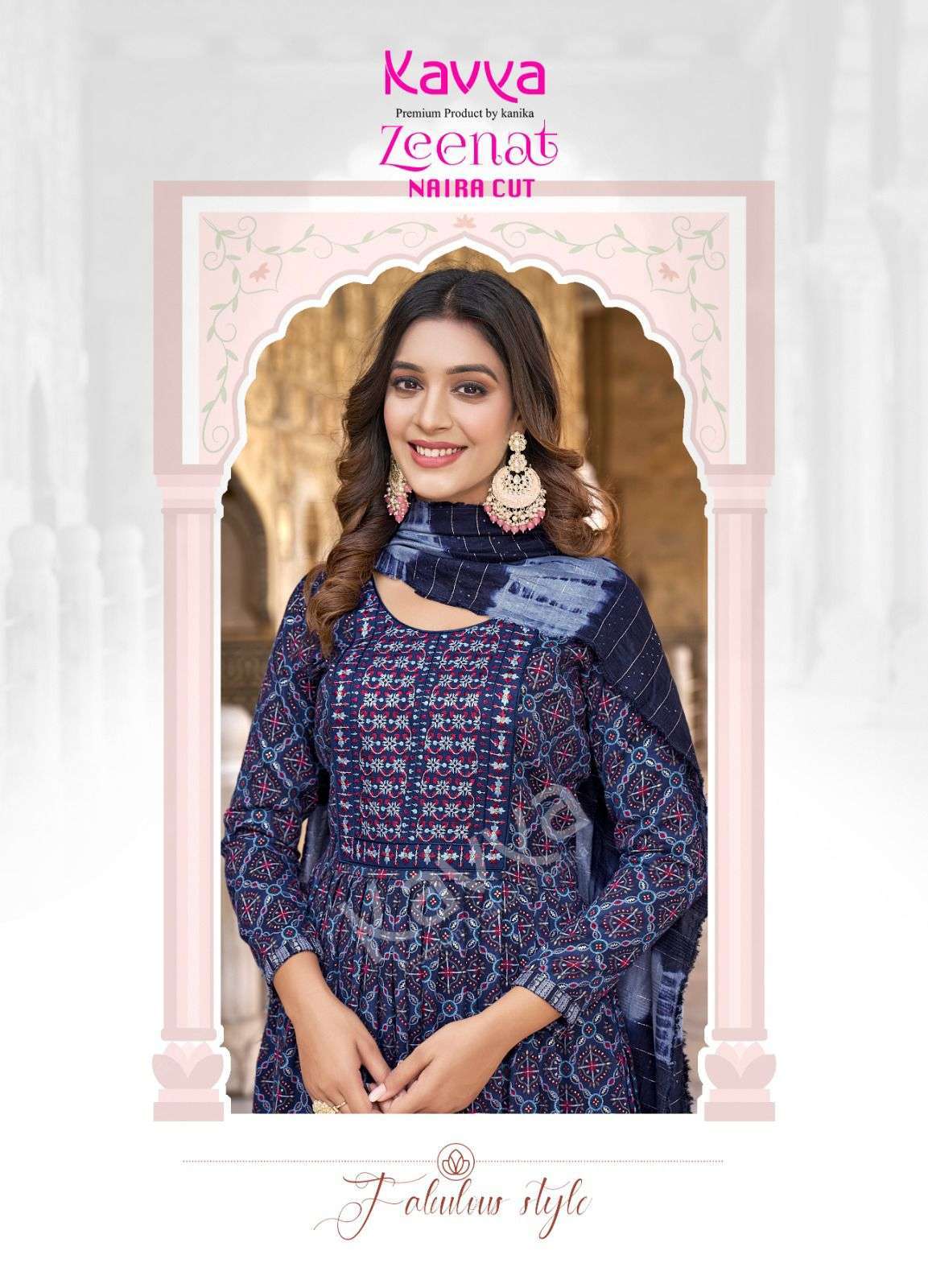 KAVYA ZEENAT VOL 1 Naira Cut Kurti