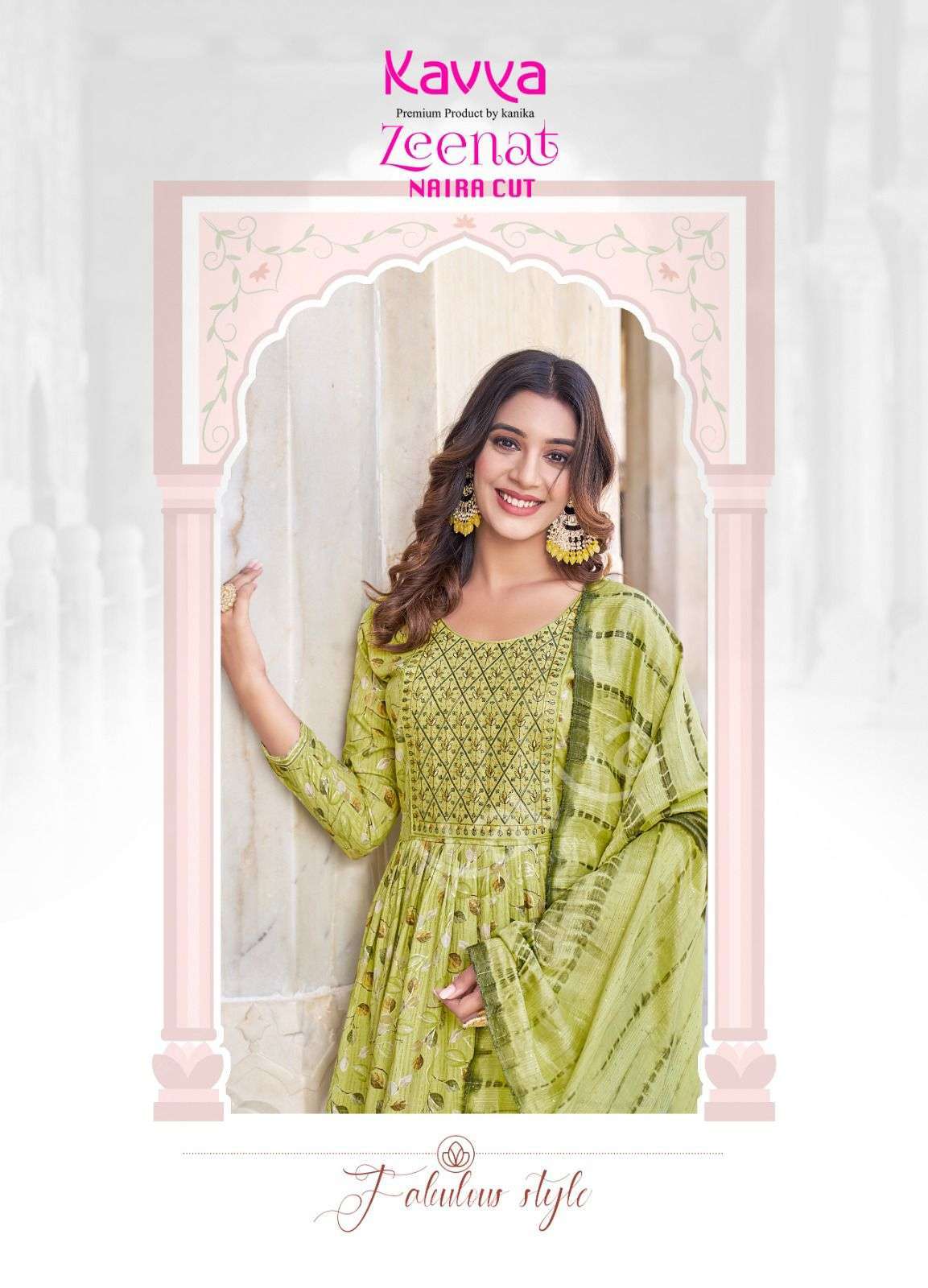 KAVYA ZEENAT VOL 1 Naira Cut Kurti