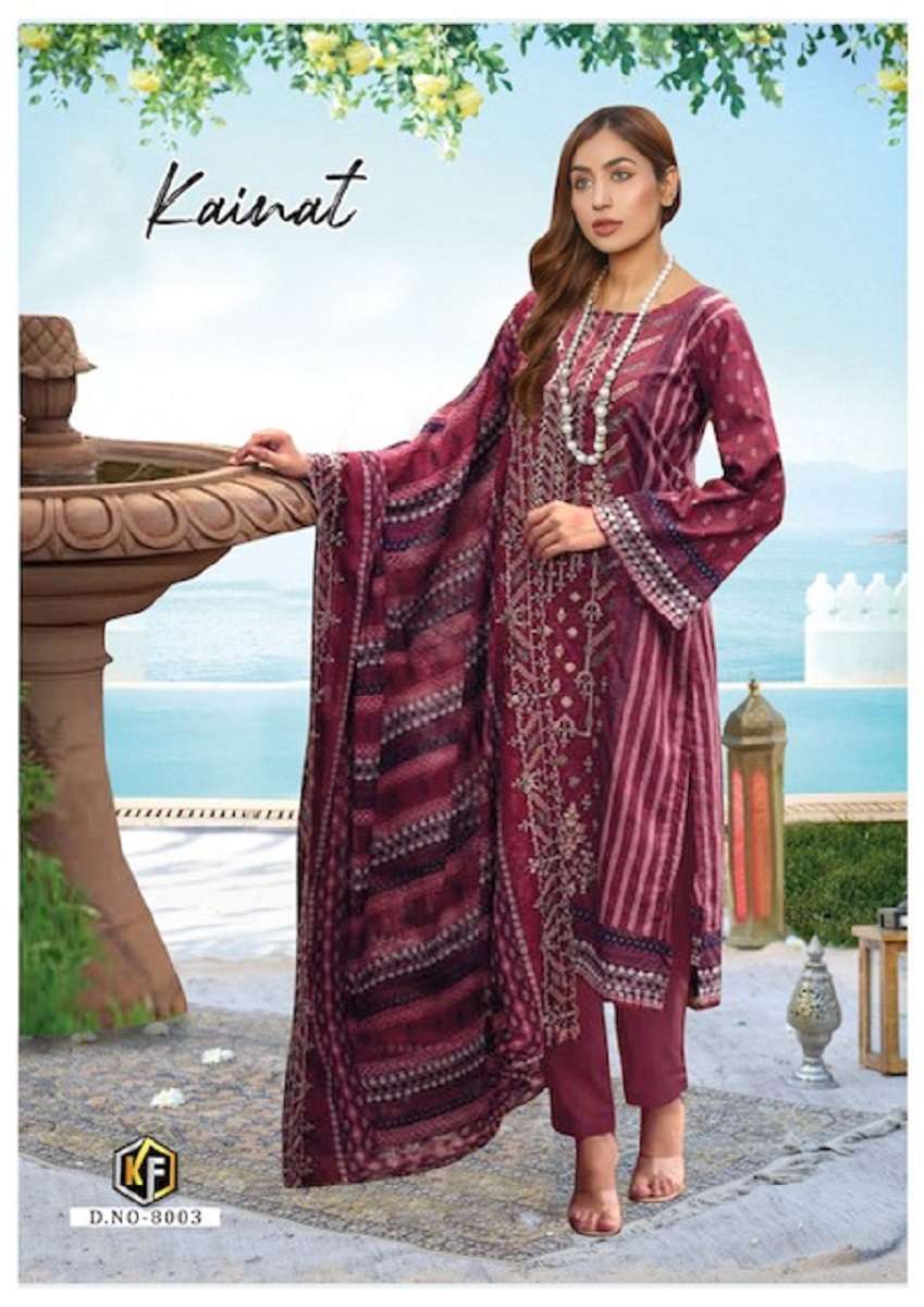 Keval Kainat Vol-8 - cotton  Dress Material - Wholesale