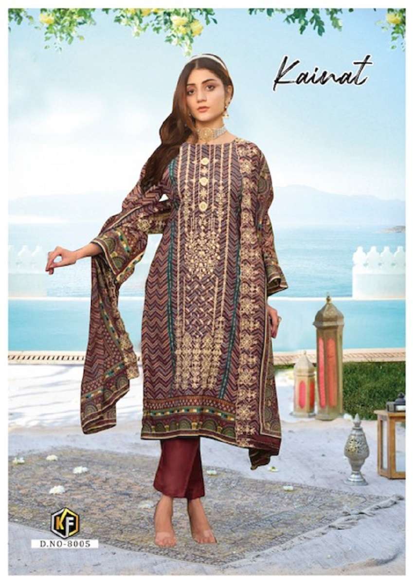 Keval Kainat Vol-8 - cotton  Dress Material - Wholesale