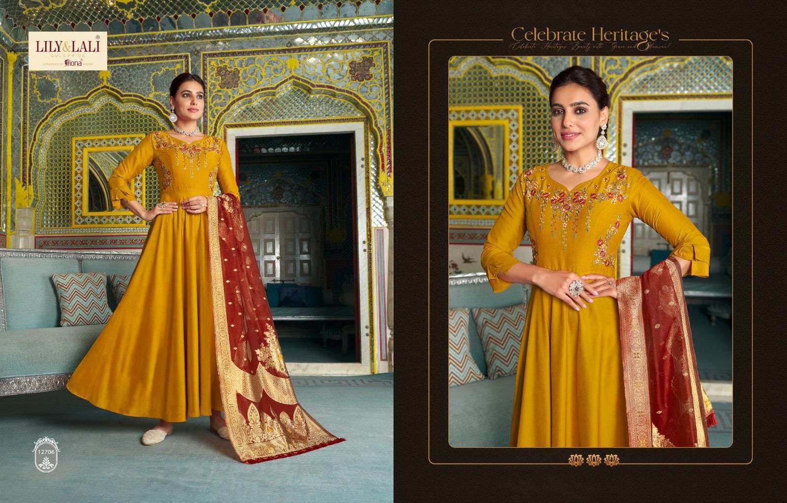 LILY & LALI MOHINI VOGUE Silk  Kurti