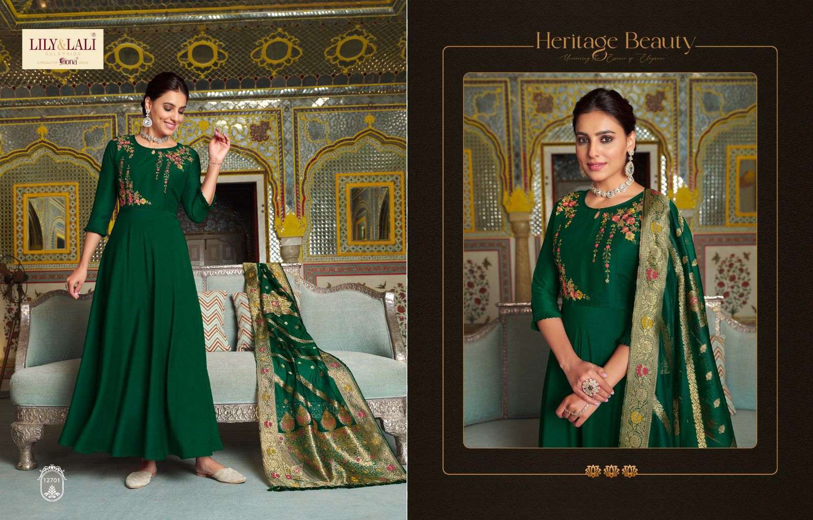LILY & LALI MOHINI VOGUE Silk  Kurti