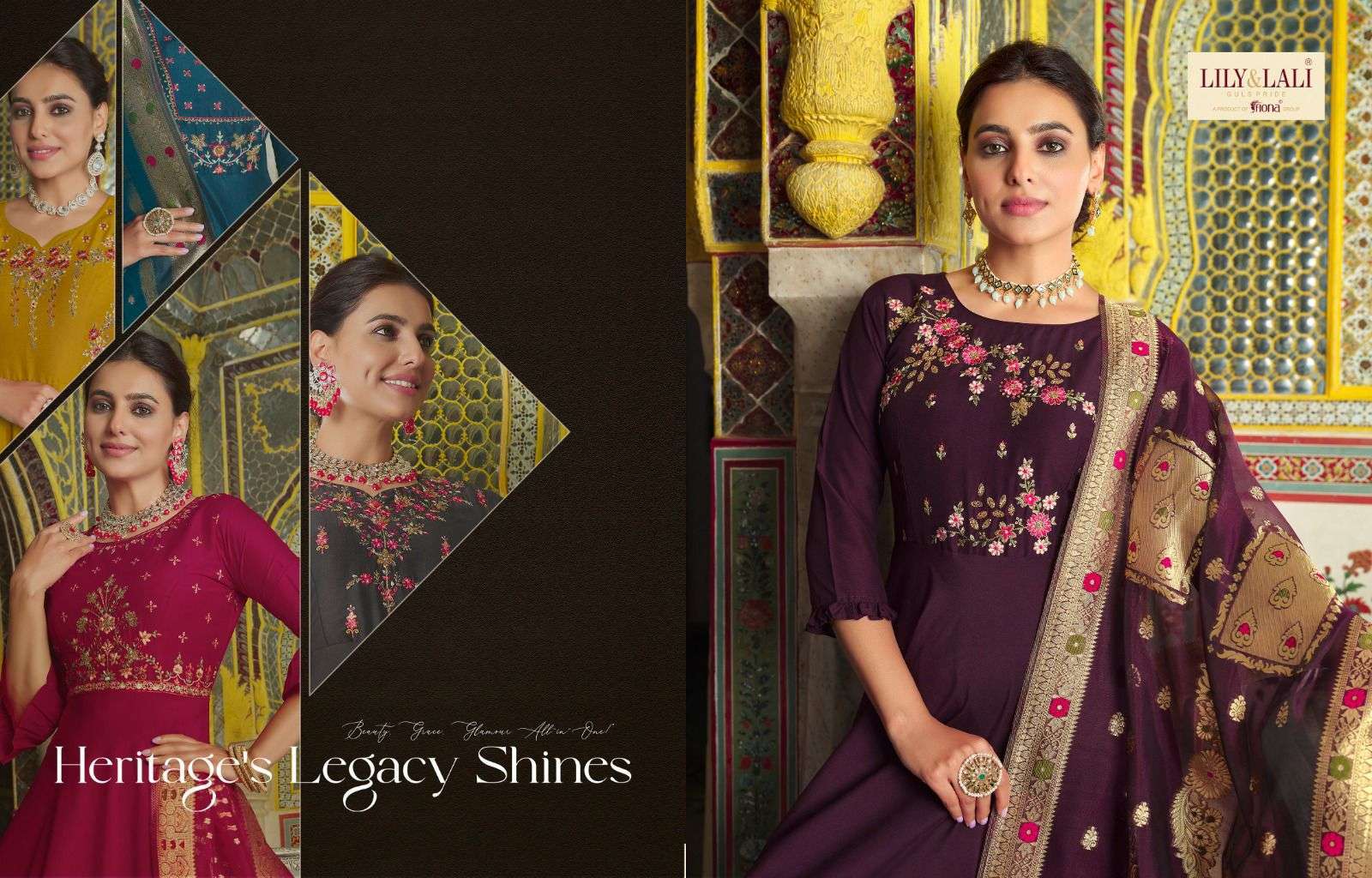 LILY & LALI MOHINI VOGUE Silk  Kurti