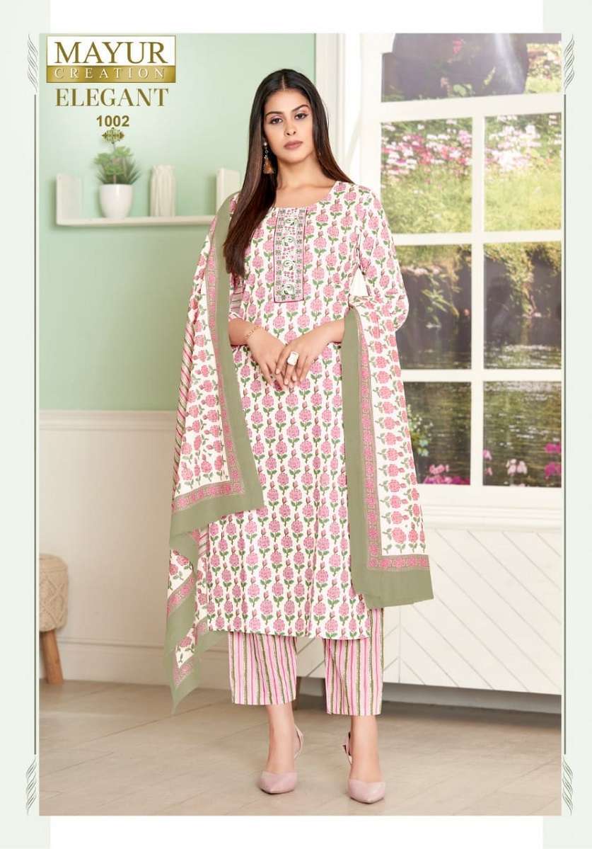 Mayur Elegant Vol-1 – Cotton Dress Material 