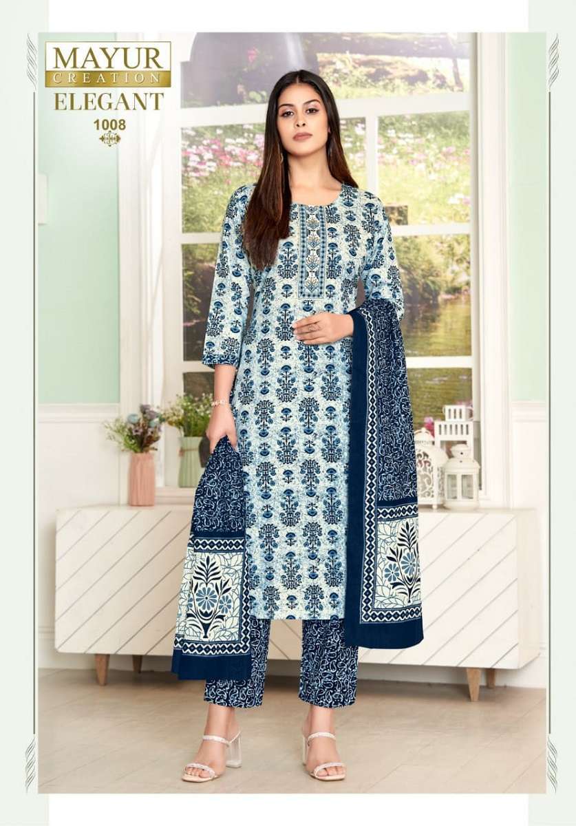 Mayur Elegant Vol-1 – Cotton Dress Material 