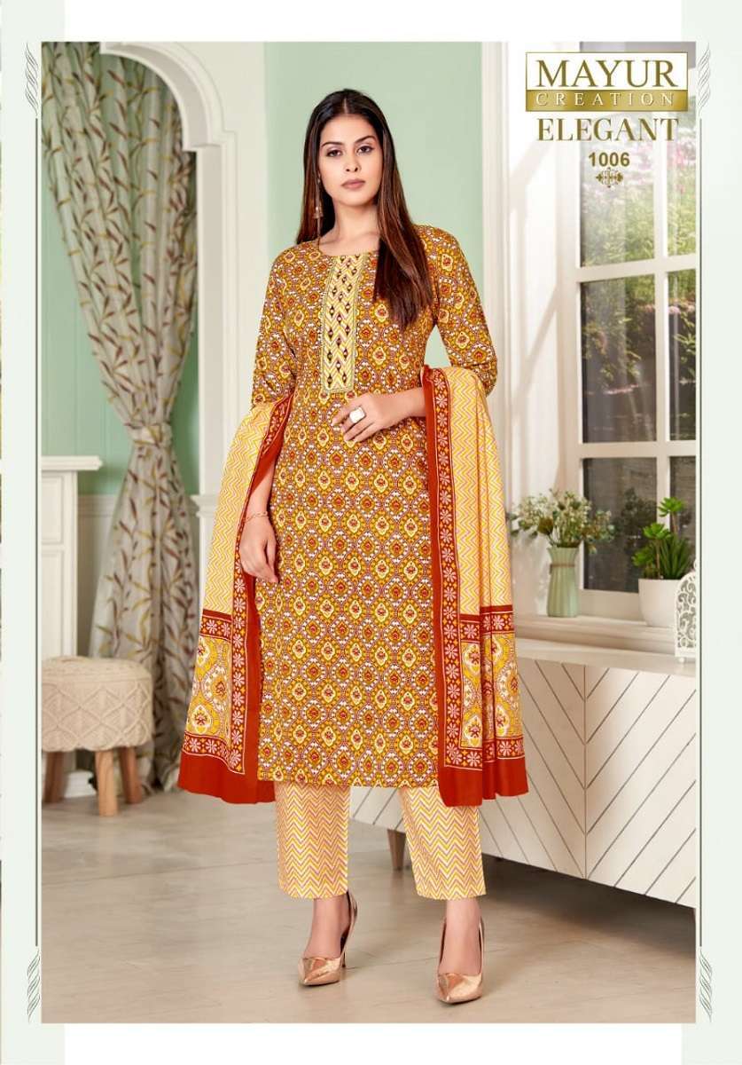 Mayur Elegant Vol-1 – Cotton Dress Material 