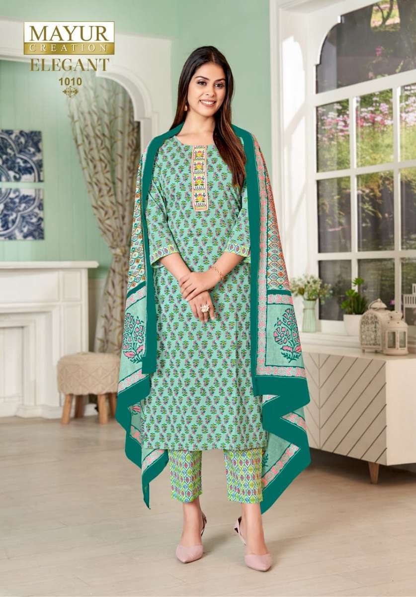 Mayur Elegant Vol-1 – Cotton Dress Material 
