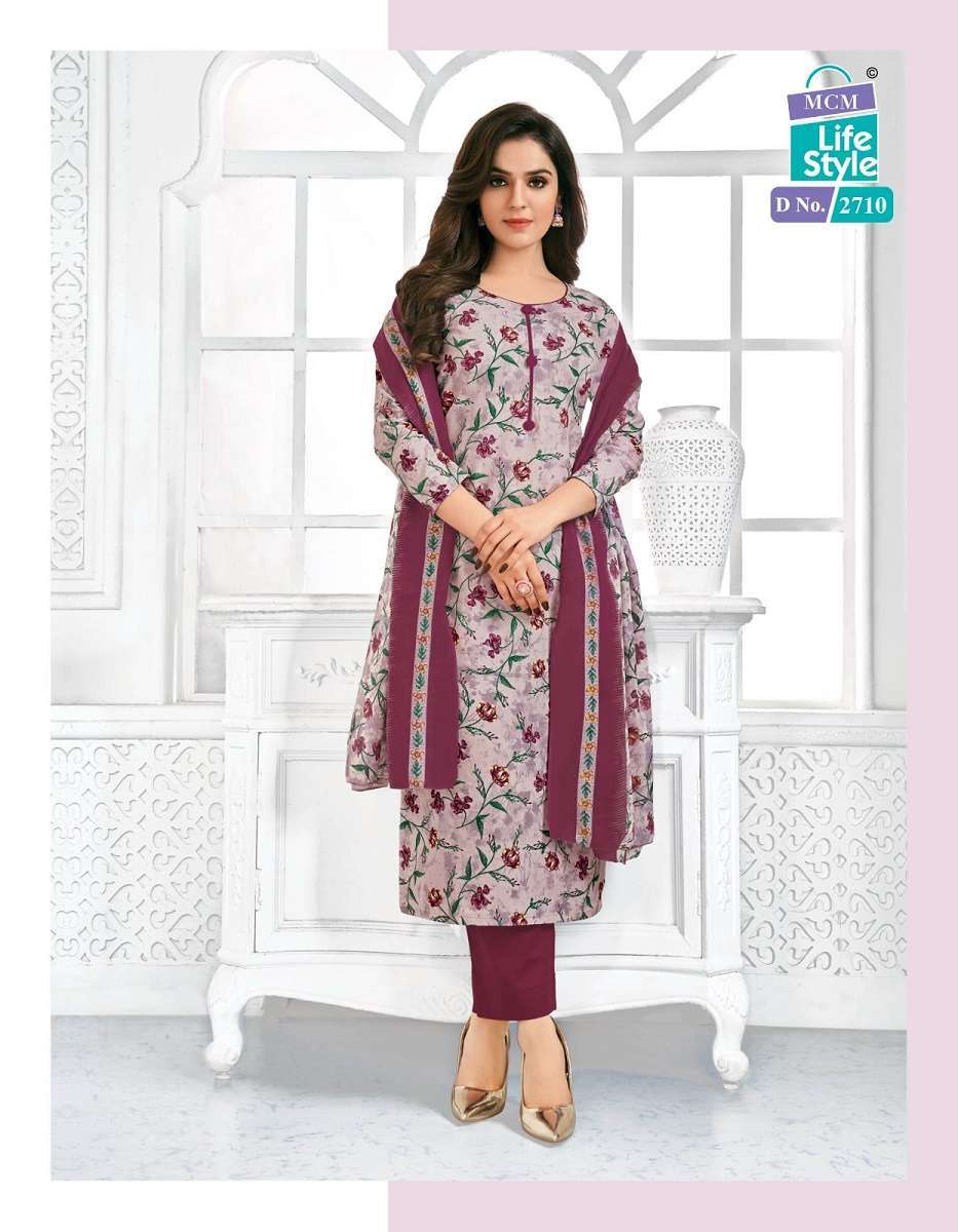 MCM Priyalaxmi Vol-27 –  Cotton Dress Material 