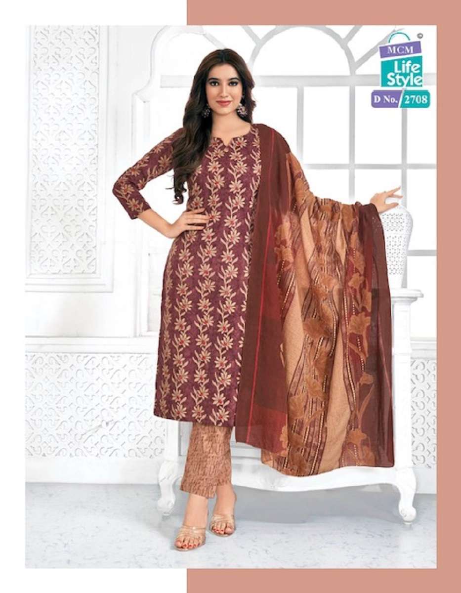 MCM Priyalaxmi Vol-27 –  Cotton Dress Material 