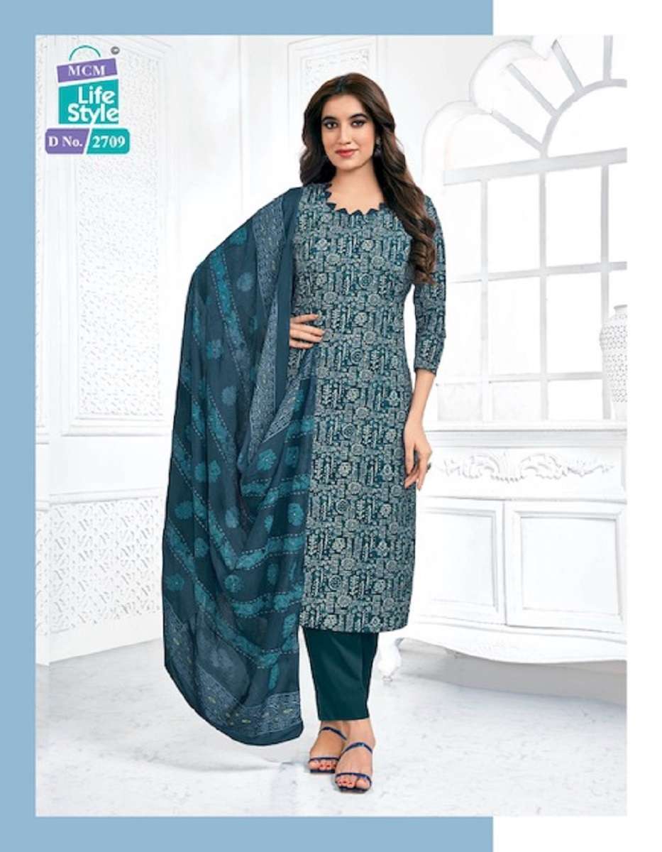 MCM Priyalaxmi Vol-27 –  Cotton Dress Material 