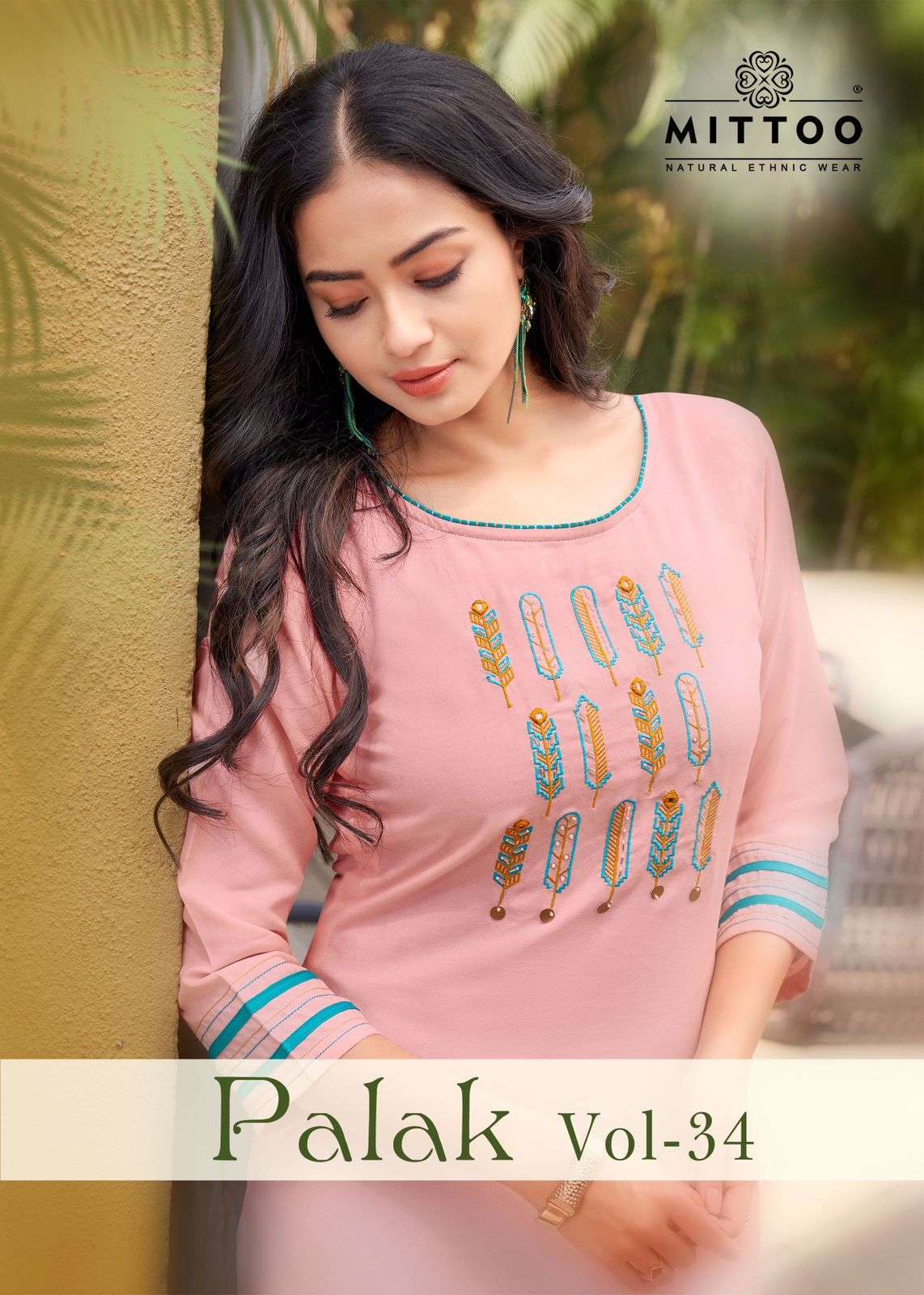 MITTOO PALAK Vol 34 Rayon  designer Kurti Wholesale 
