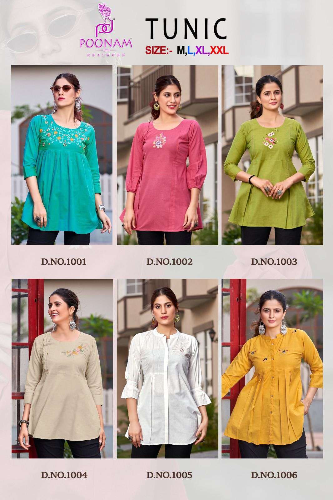 POONAM DESIGNER tops Wholesale 