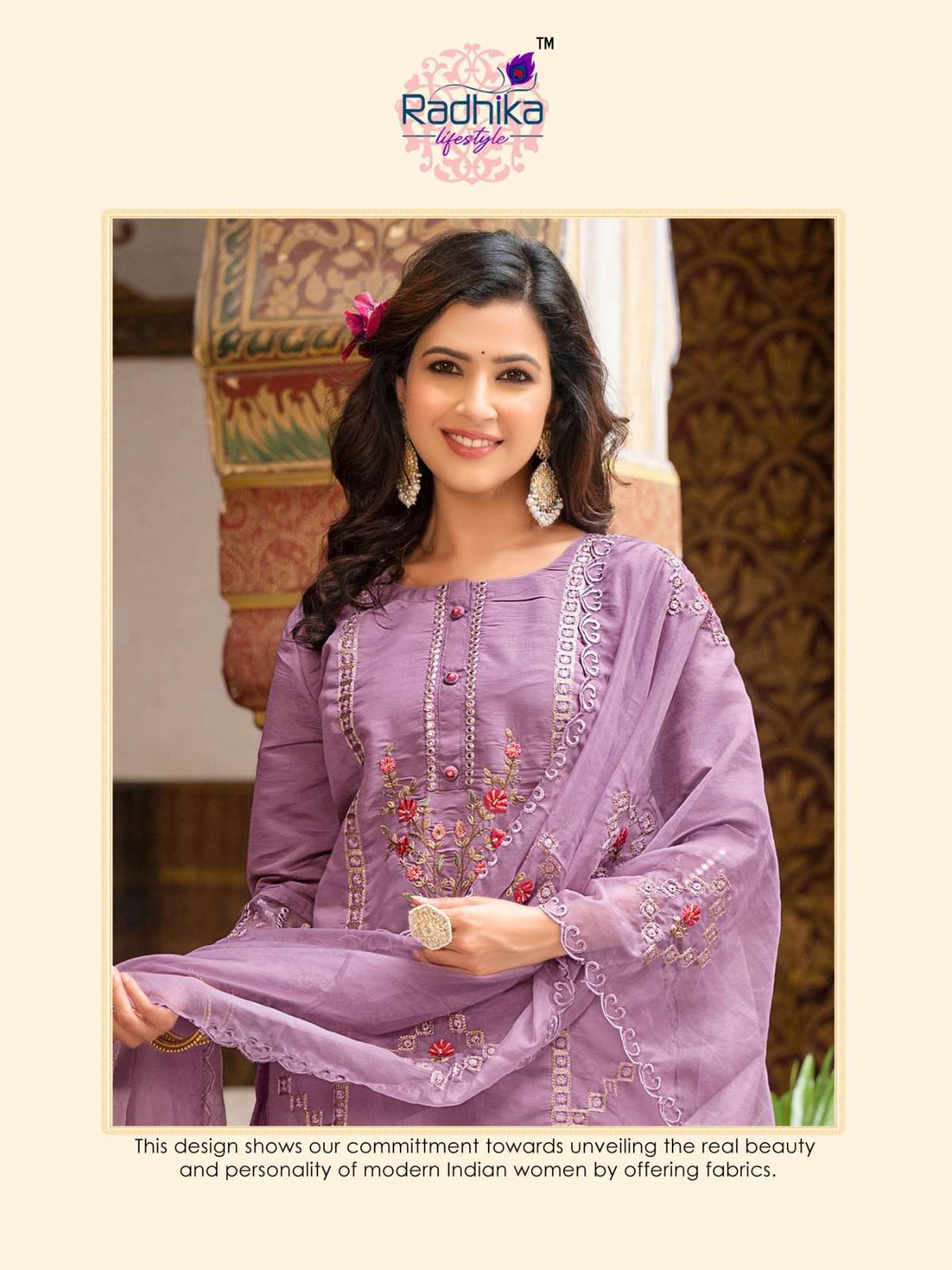 RADHIKA SEHNAZ Vol 1  designer Kurti pant dupatta 