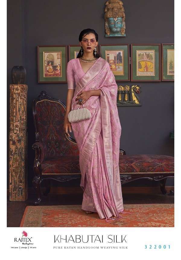 Rajtex Khabutai Silk Handloom Weaving Saree