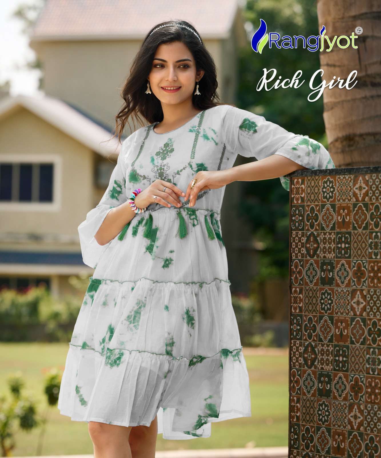 Girls on sale top kurti