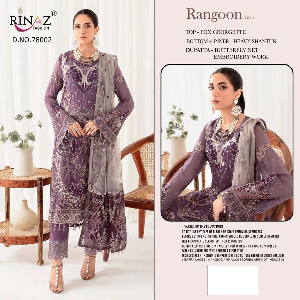 RINAZ-FASHION RANGOON VOL 6 Salwar Kameez