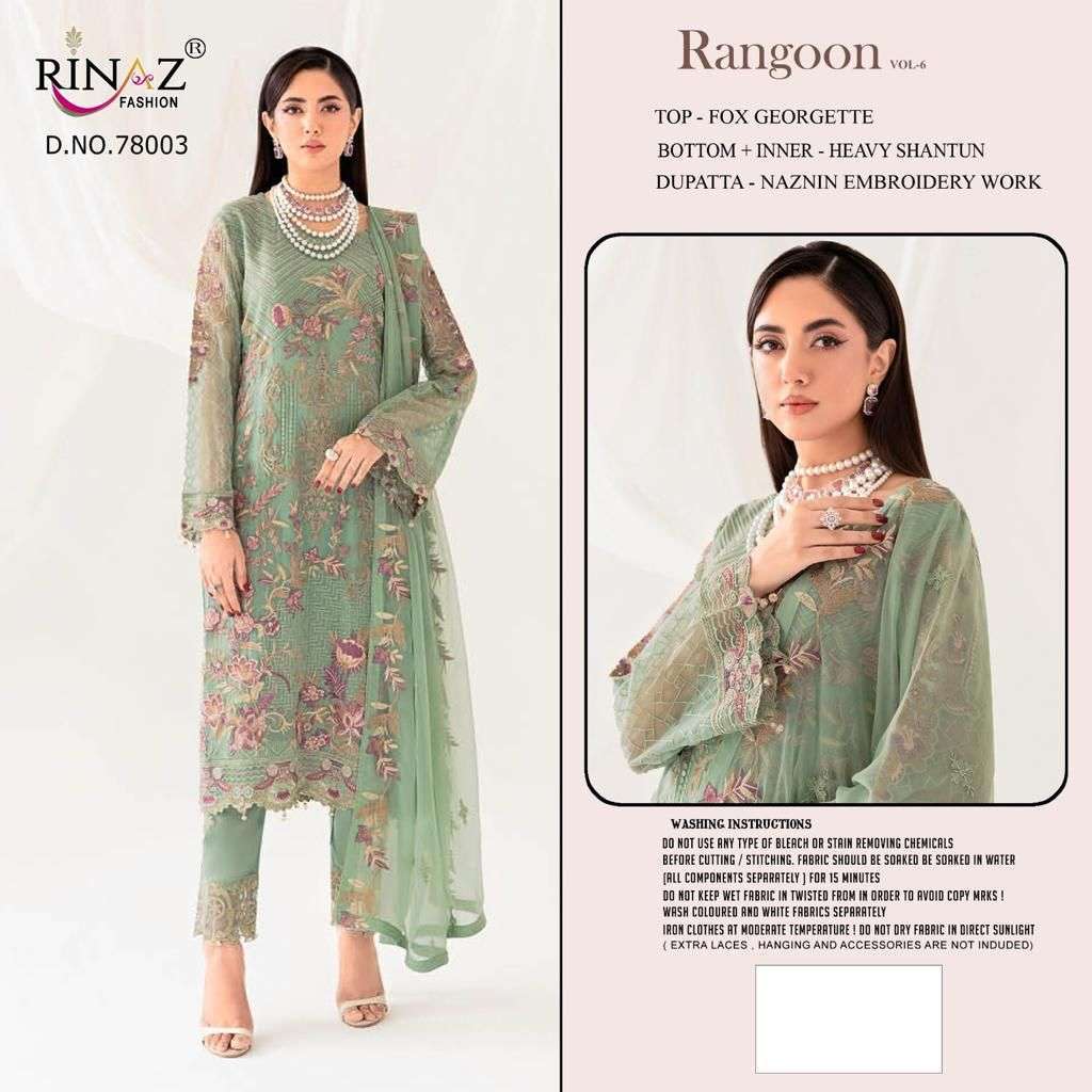 RINAZ-FASHION RANGOON VOL 6 Salwar Kameez