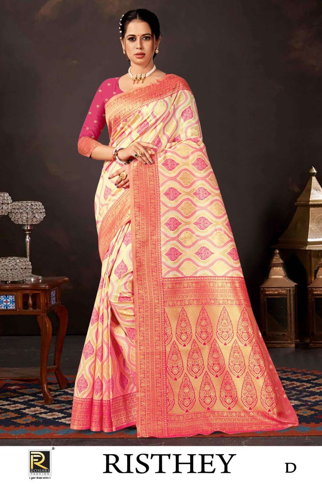 RISTHEY BY RANJNA Banarasi designer saree wholesale 