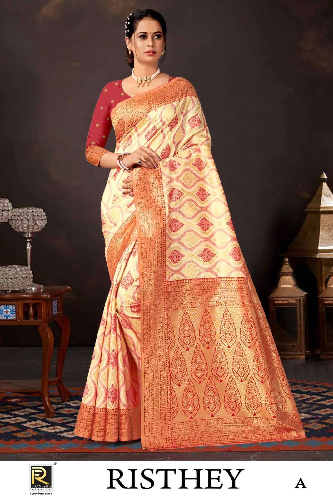 RISTHEY BY RANJNA Banarasi designer saree wholesale 