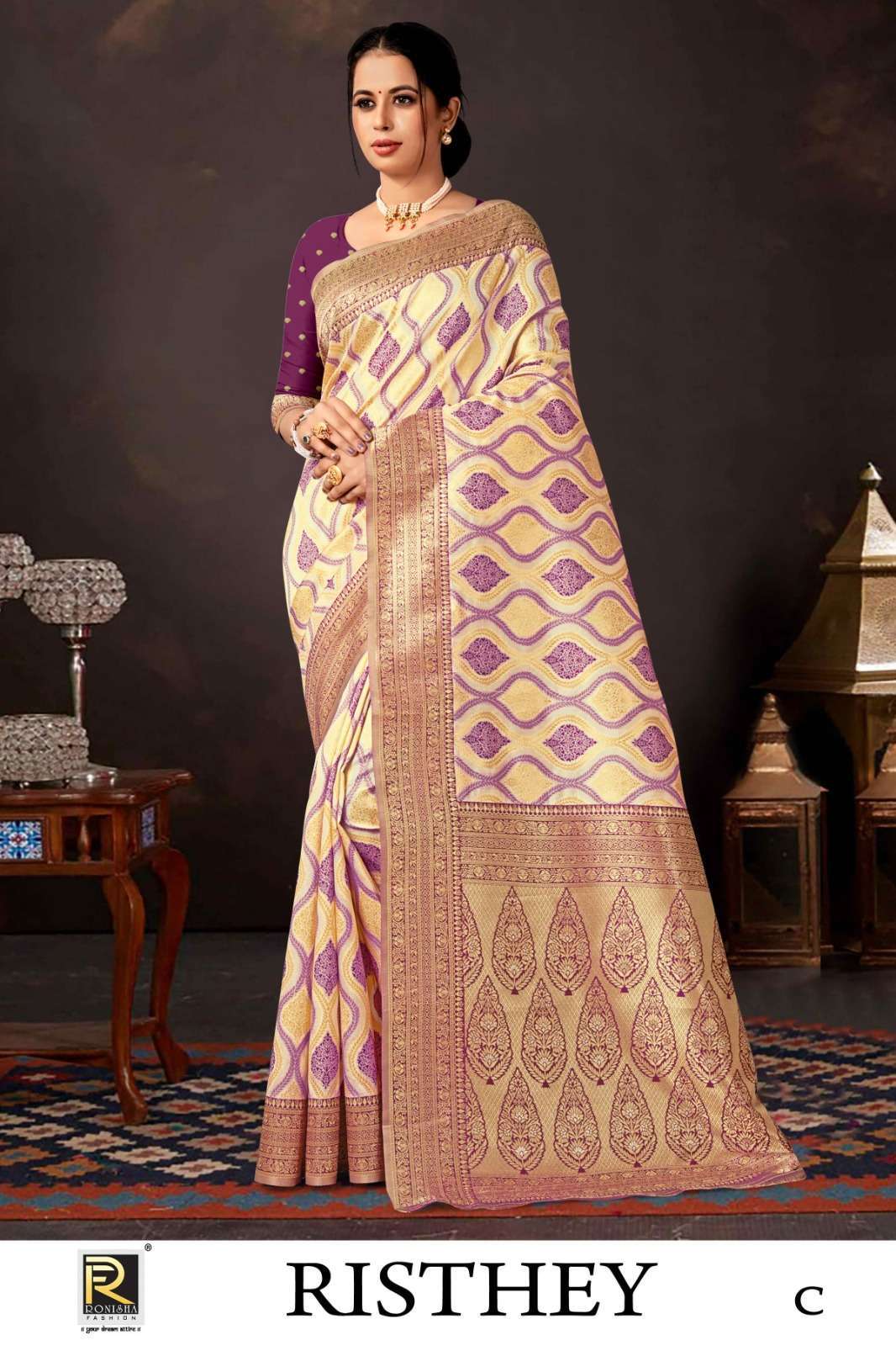 RISTHEY BY RANJNA Banarasi designer saree wholesale 