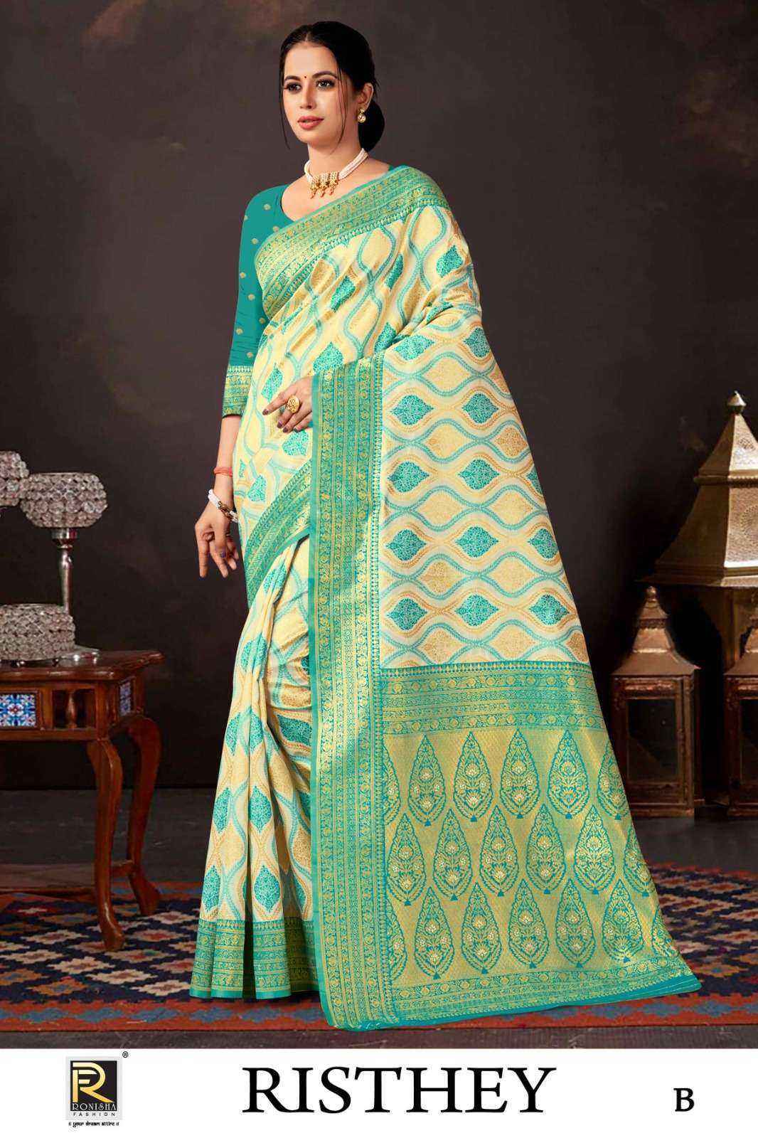 RISTHEY BY RANJNA Banarasi designer saree wholesale 