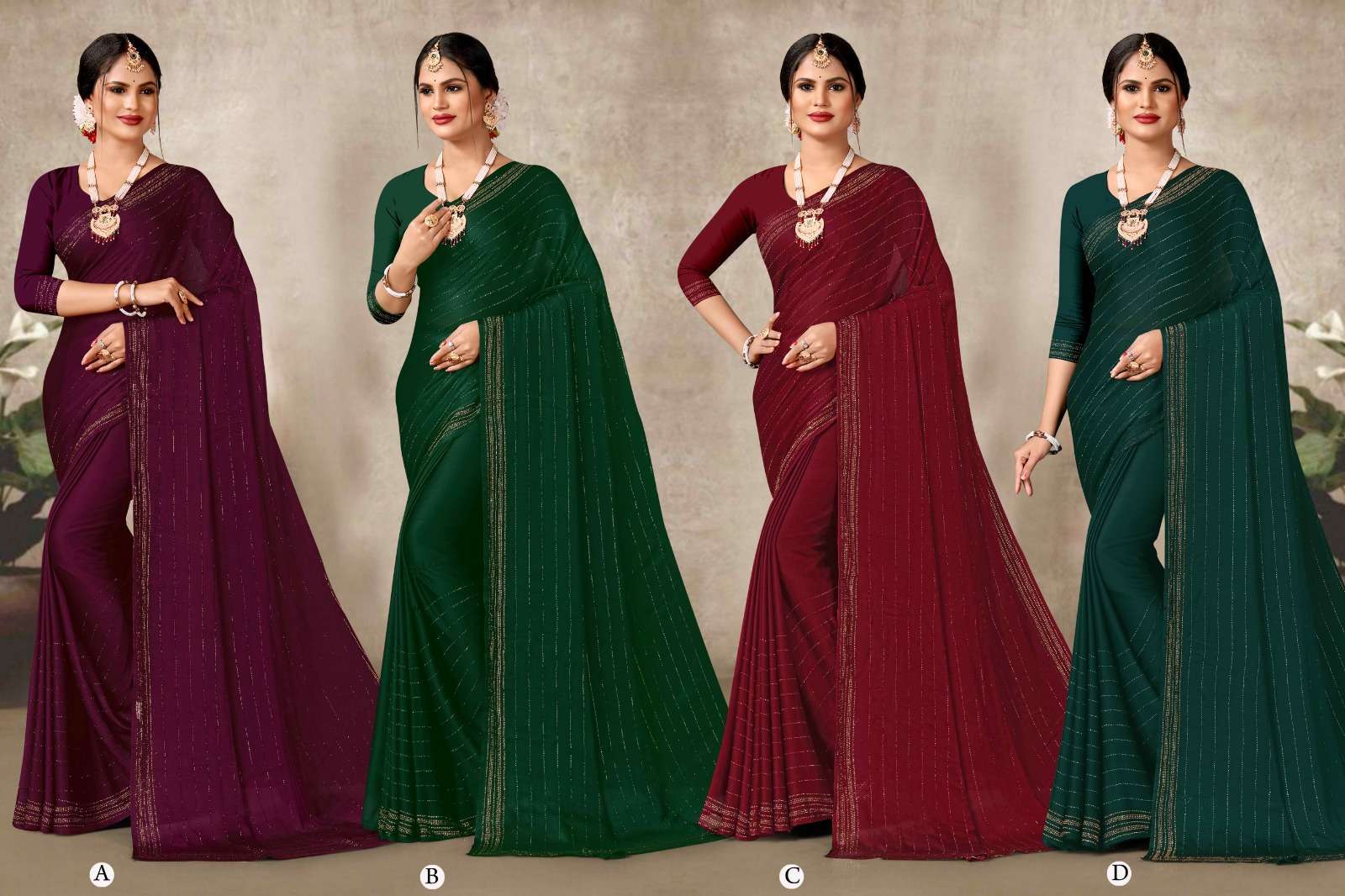 RONISHA URVASHI  FANCY FABRICS  SAREE