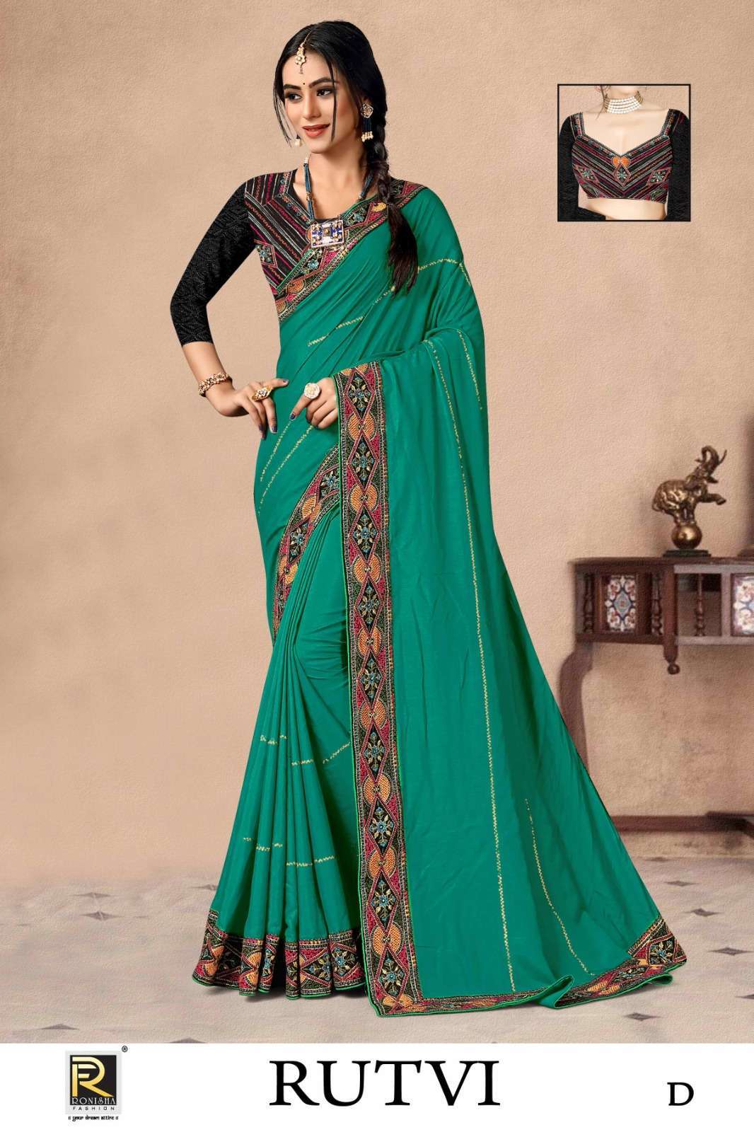 RUTVI BY RONISHA designer saree 