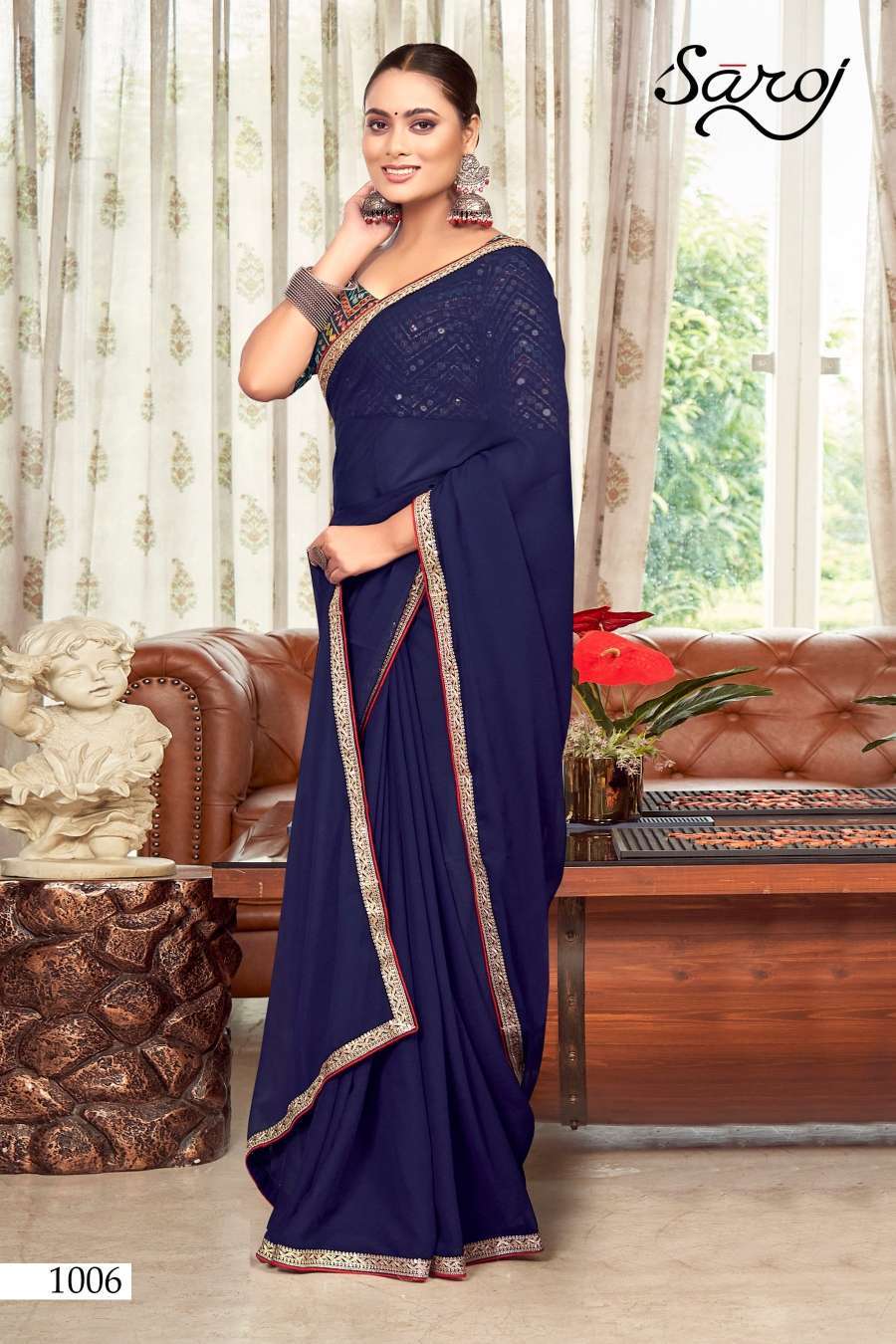 Saroj Fantasy Designer Georgette Saree