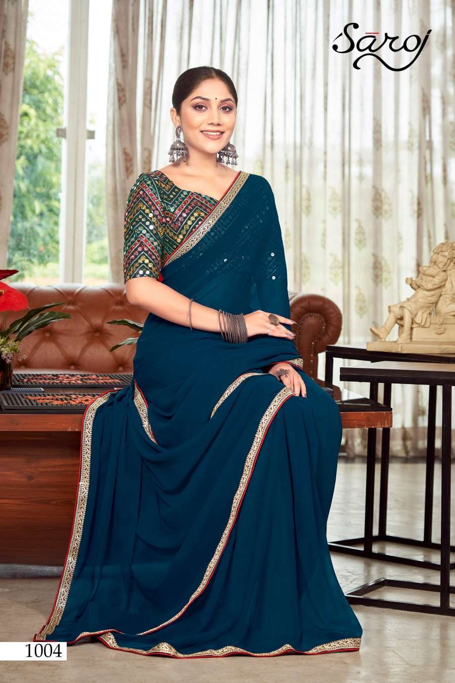 Saroj Fantasy Designer Georgette Saree