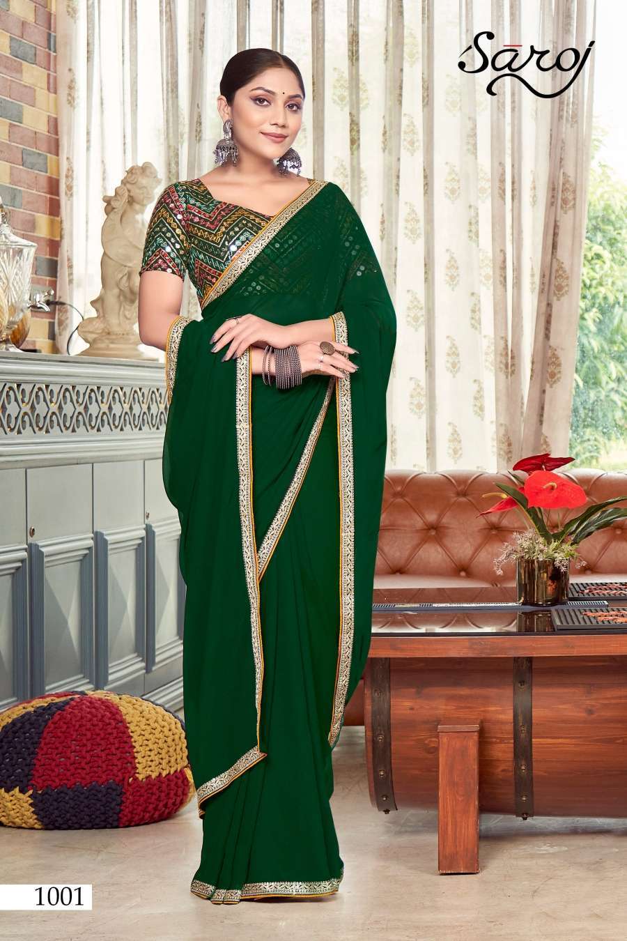 Saroj Fantasy Designer Georgette Saree