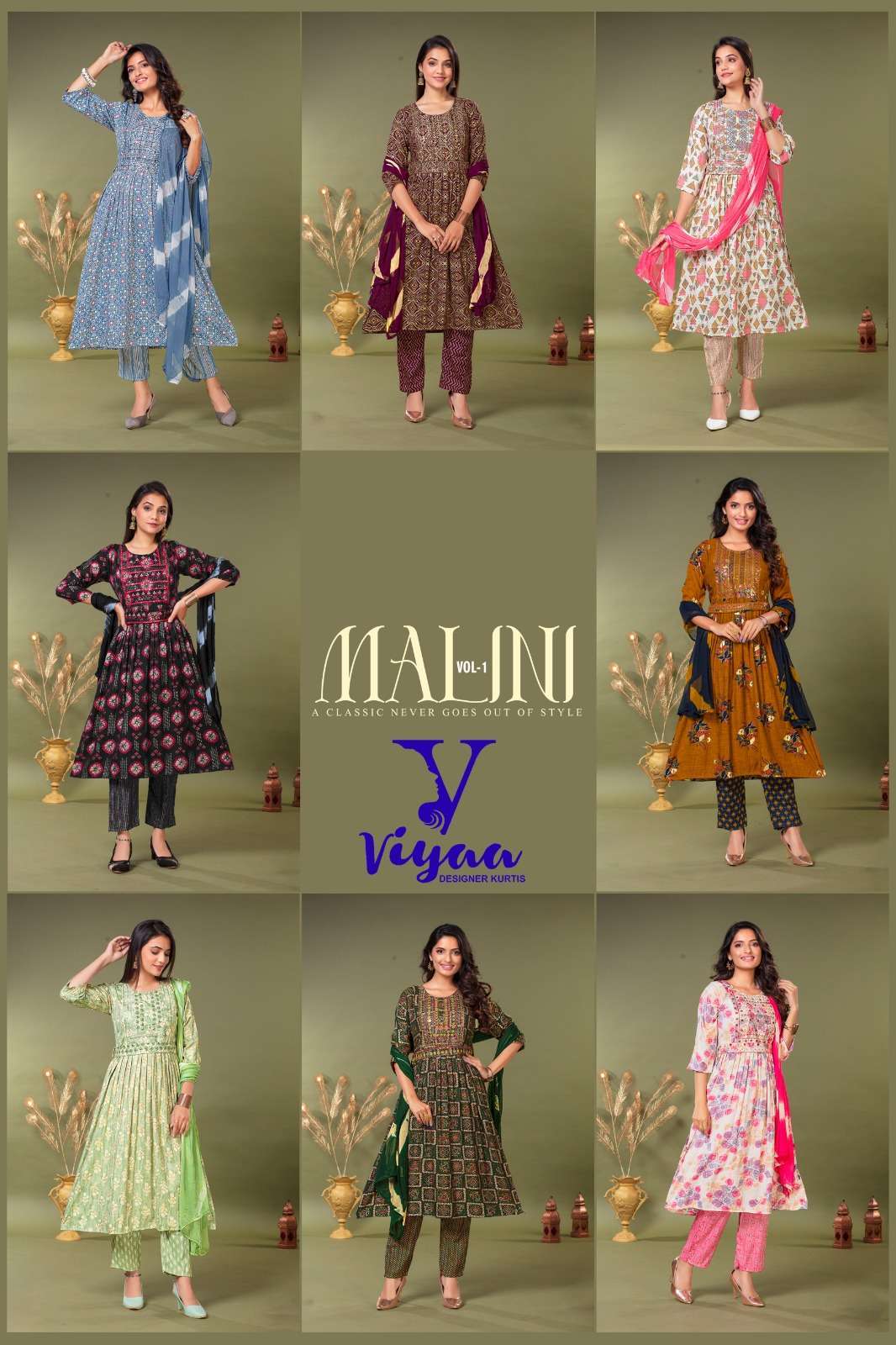 VIYAA DESIGNER MALINI V1 capsule Kurti 