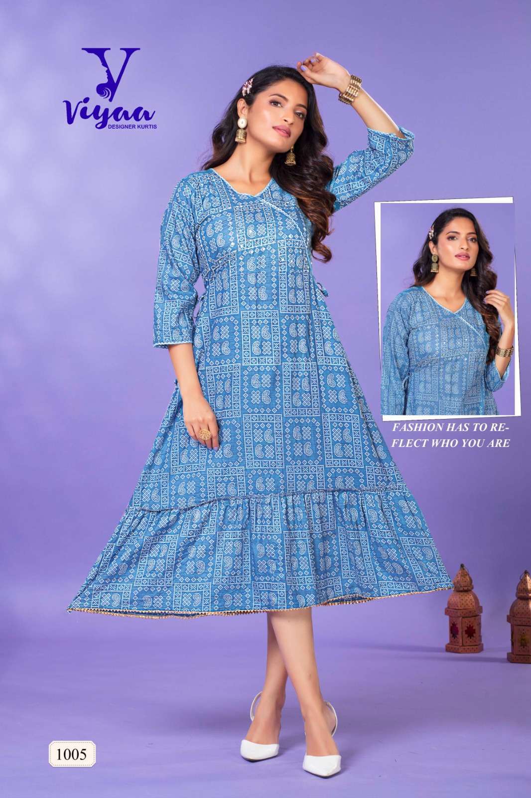 VIYAA DESIGNER STARBUCK V1 TUNIC Kurti