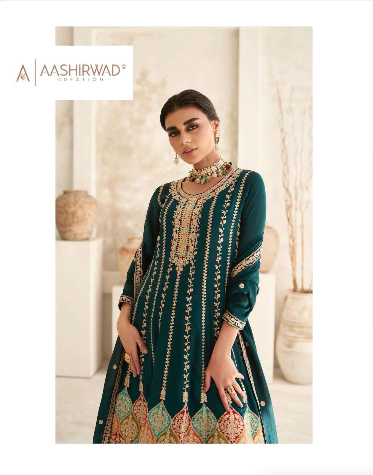 Aashirwad Creation Romani Buy Salwar Kameez Wholesale SURAT